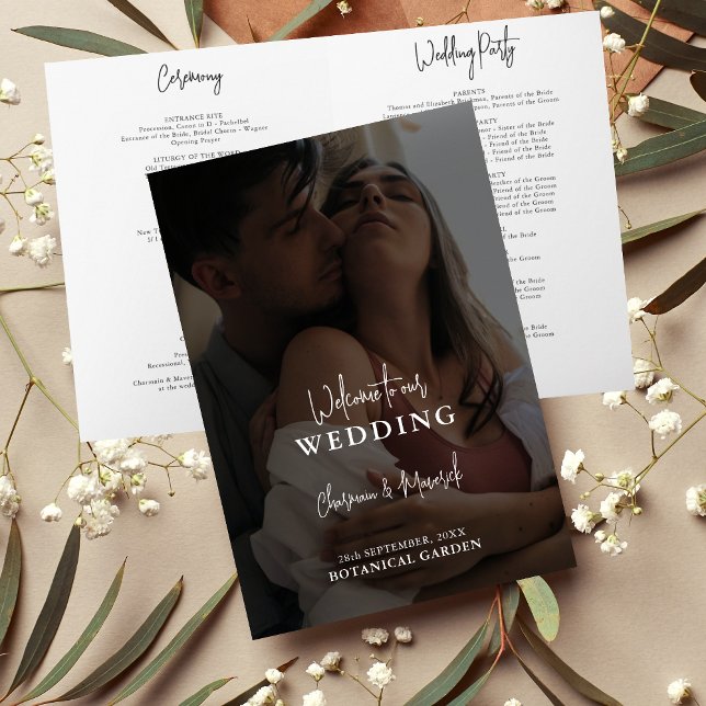 Überlagerung Paar Foto Hochzeit Programm (Von Creator hochgeladen)