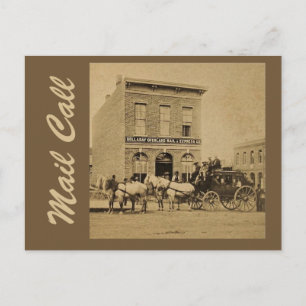 Überlandpost Postkarte