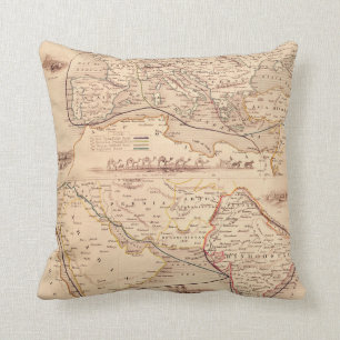 Überlandweg nach Indien Kissen