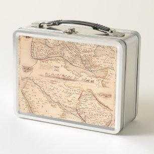Überlandweg nach Indien Metall Brotdose