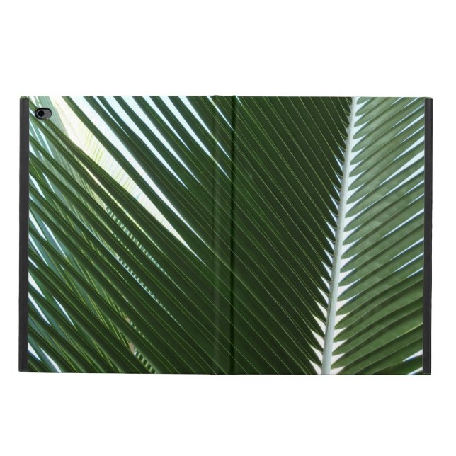 Überlappen von Palm Fronds Tropical Green Abstrakt (Außenansicht)