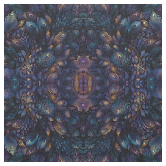 überlappende Federn Stoff (Muster)