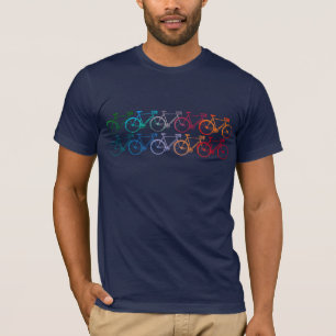 Überlappende Räder - Farbknöpfe T-Shirt