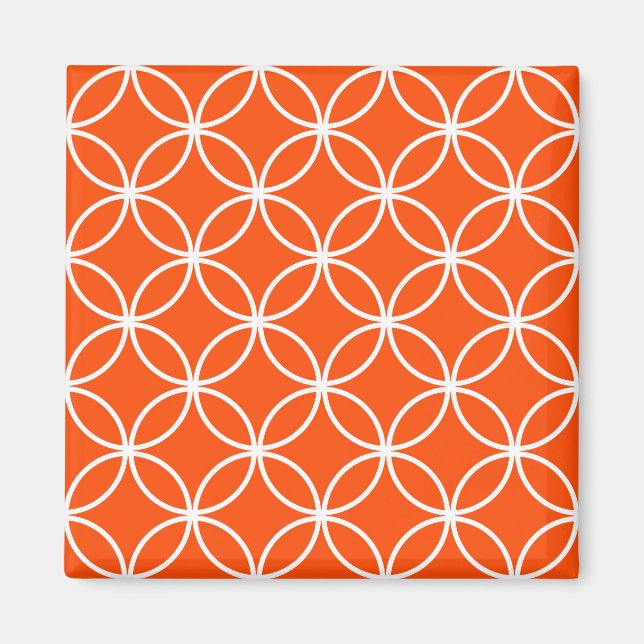Überlappende Schaltkreise für moderne Design in Or Magnet (Vorne)