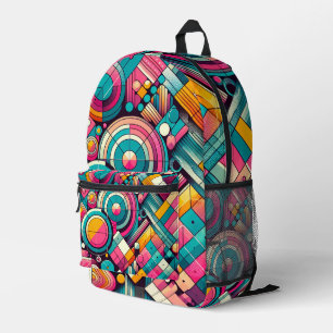 Überlappung Bedruckter Rucksack