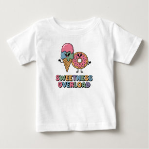 Überlastung der Süße   Donut & Eis Baby T-shirt