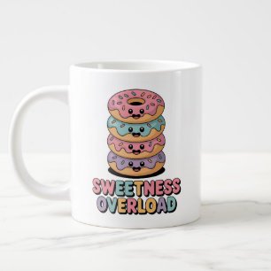 Überlastung der Süße Donut Kids Jumbo-Tasse