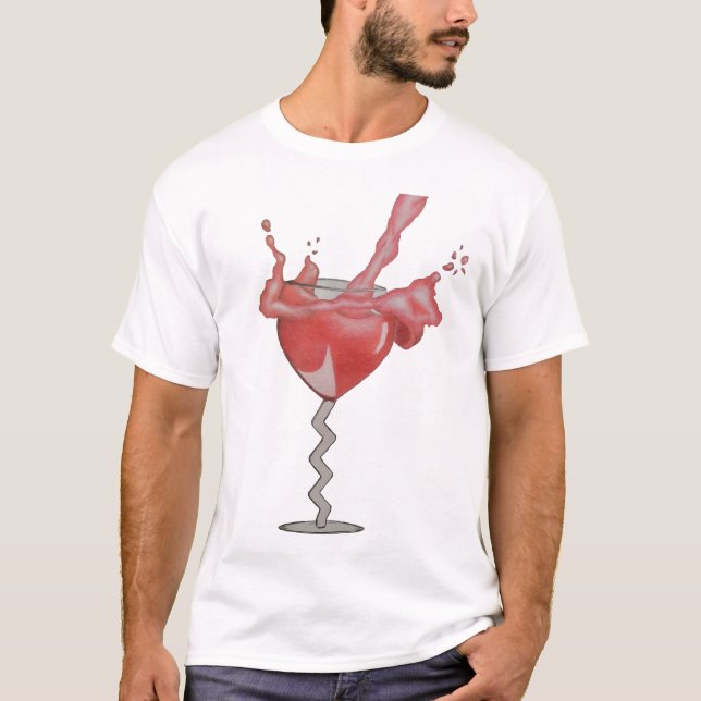 Überlaufglas T-Shirt (Vorderseite)