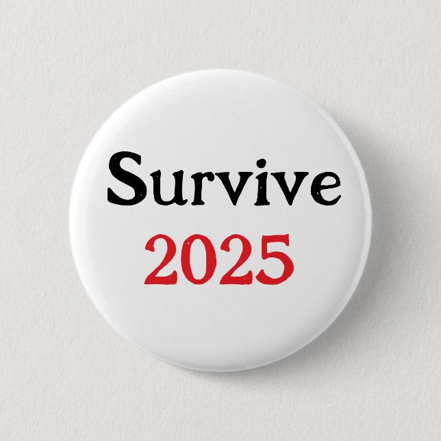 Überleben 2025 button (Vorderseite)