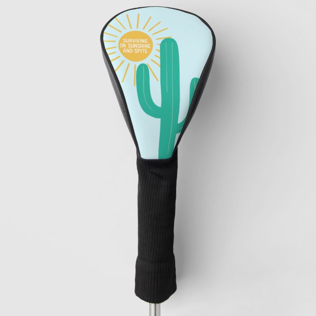 Überleben auf Sonnenschein und Spite Golf Headcover (Vorderseite)