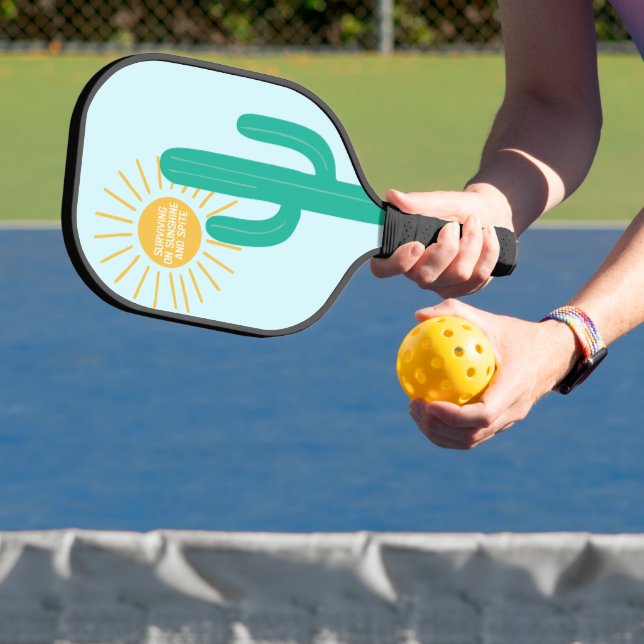 Überleben auf Sonnenschein und Spite Pickleball Schläger (InSitu)