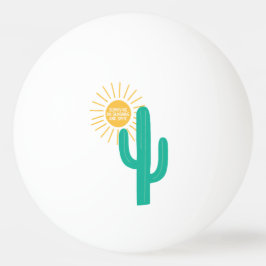 Überleben auf Sonnenschein und Spite Tischtennisball