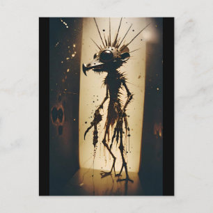 Überleben der alltäglichen Horror für die Ratte Pa Postkarte