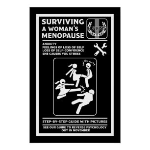 Überleben der Menopause Poster