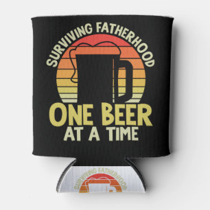 Überleben der Vaterschaft ein Bier zu einer Zeit Dosenkühler