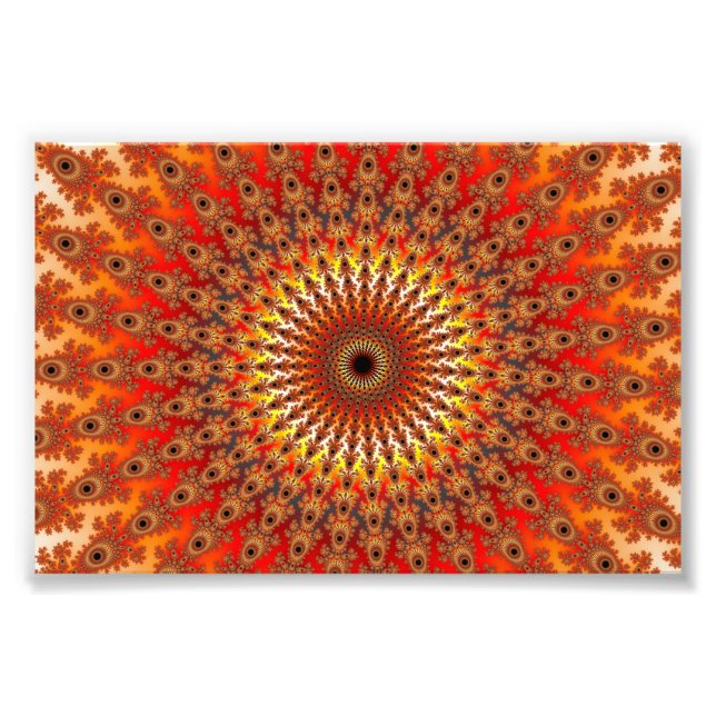 Überleben - Fraktal Fotodruck (Vorne)