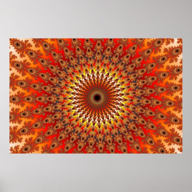 Überleben - Fraktal Poster (Vorne)