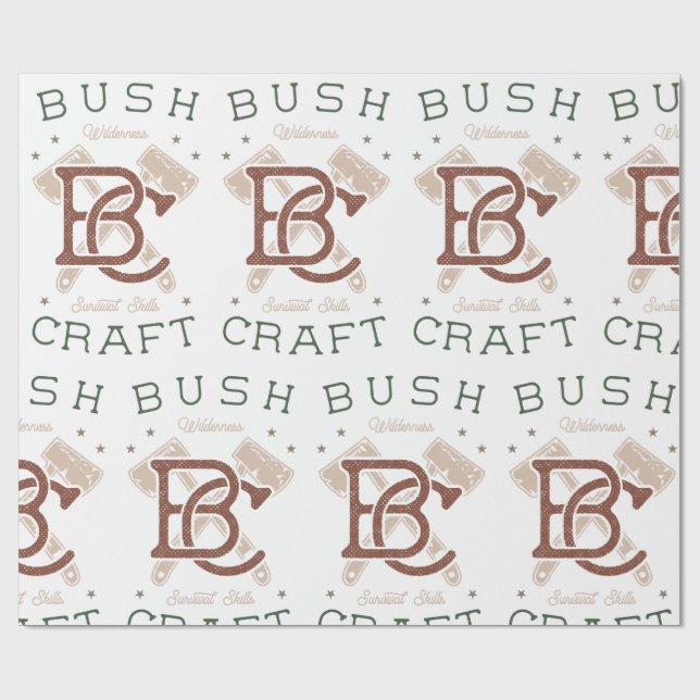 Überleben in der Wildnis: Bushcraft-Fähigkeiten un Geschenkpapier (Flach)