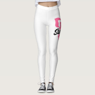 Überleben rosa Ribbon Brustkrebs Bewusstsein Leggings