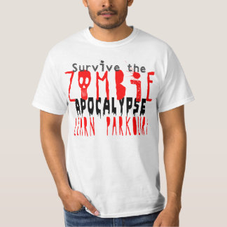 Überleben Sie die Zombie-Apokalypse mit Parkour T-Shirt