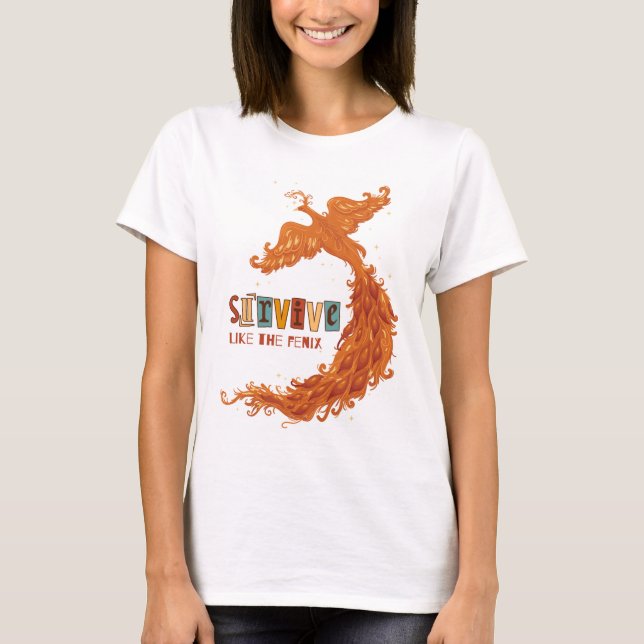 ÜBERLEBEN WIE DER FENIX T-Shirt (Vorderseite)