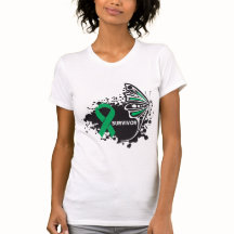 Überlebend-abstrakter Schmetterlings-Leber-Krebs