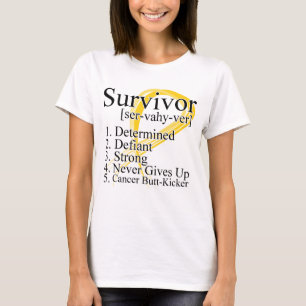 Überlebend-Definition - Neuroblastoma Krebs T-Shirt