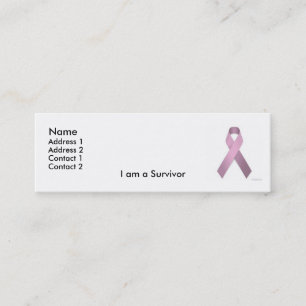 Überlebend-Visitenkarte Mini Visitenkarte