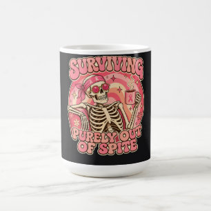 Überlebende aus Trotz Retro-Skelett Kaffeetasse