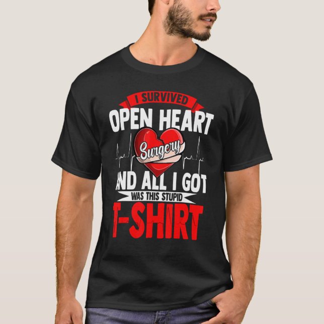 Überlebende einer Herztransplantation in der Opera T-Shirt (Vorderseite)