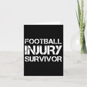 Überlebende Fußballverletzung Karte