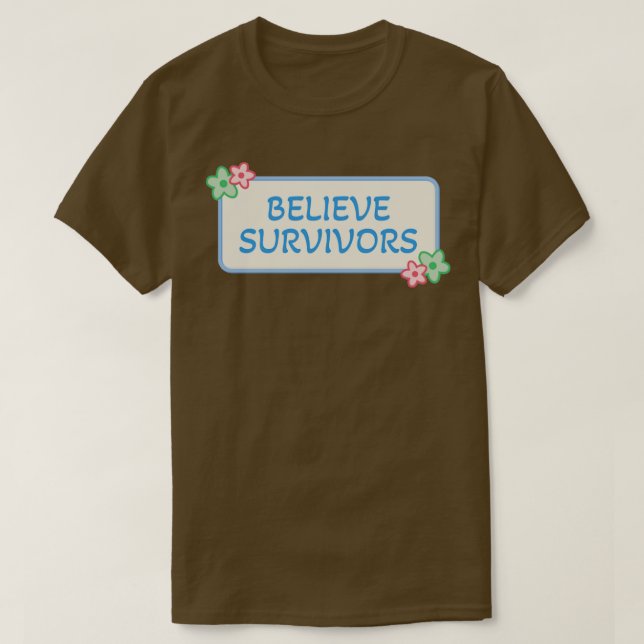 Überlebende glauben T-Shirt (Design vorne)