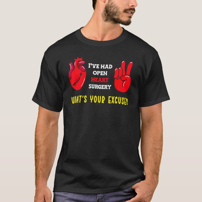 Überlebende Herzattacken Operation T-Shirt (Vorderseite)