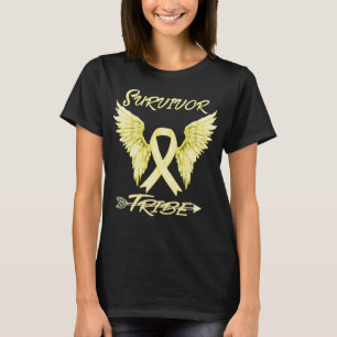 Überlebende, Knochenkrebs-Bewusstseinsgeschenk T-Shirt