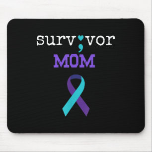 Überlebende Mama - Semicolate Gift Suicide Prevent Mousepad