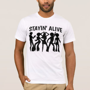 ÜBERLEBENDE Vintage-Disco-T-Shirts T-Shirt
