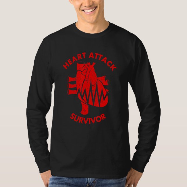 Überlebende von Herzangriffen T-Shirt (Vorderseite)