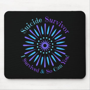 Überlebenden-Bewusstseins-Präventionsmonat Mama Pa Mousepad