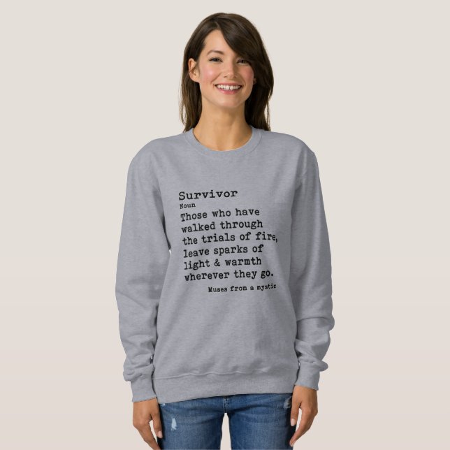 Überlebender: Crew Neck Sweatshirt (Vorne ganz)