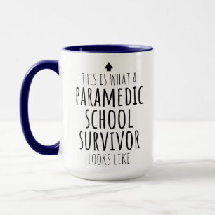Überlebender der Rettungsassistenten-Schule Person Tasse