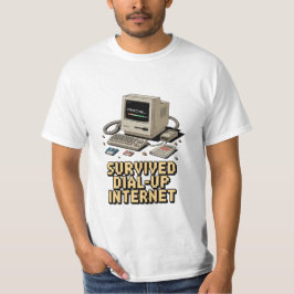 Überlebender des Einwahl-Internets – Retro-Vintage T-Shirt