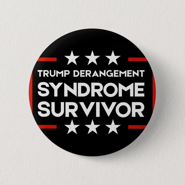 Überlebender des Trump-Derangement-Syndroms  Button (Vorderseite)