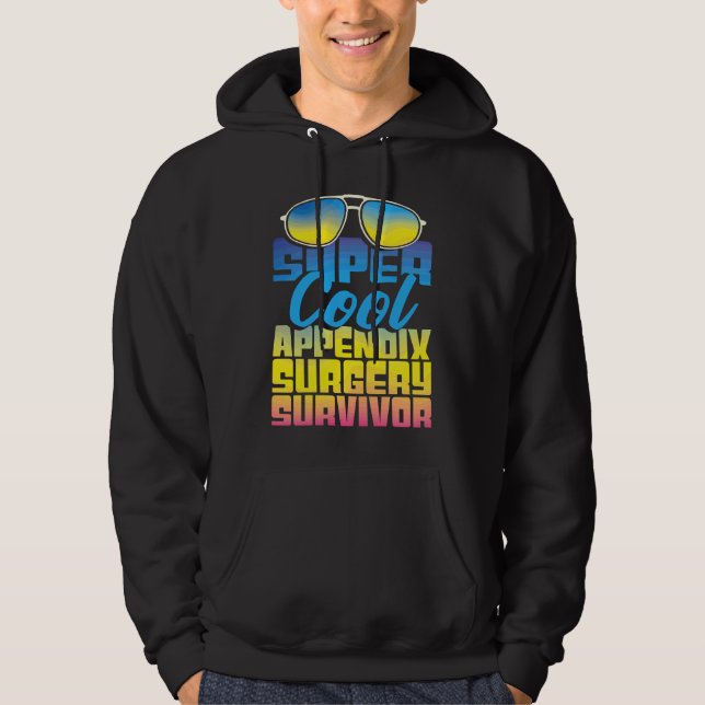 Überlebender einer Blinddarmoperation  Appendektom Hoodie (Vorderseite)