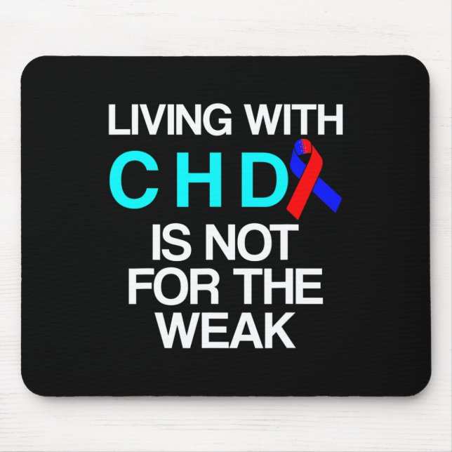 Überlebender eines angeborenen Herzfehlers CHD-Kri Mousepad (Vorne)