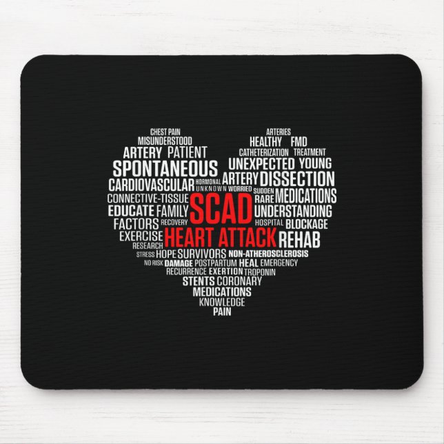 Überlebender eines Herzinfarktes, Patient Krieger  Mousepad (Vorne)