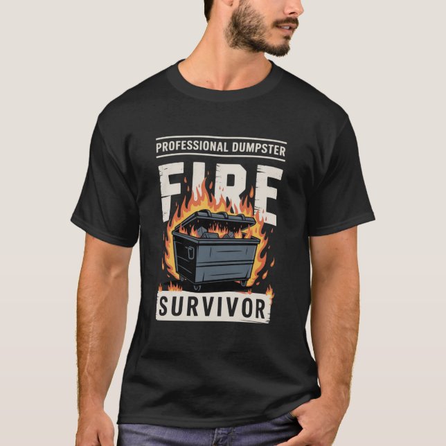 Überlebender eines professionellen Müllcontainer-I T-Shirt (Vorderseite)