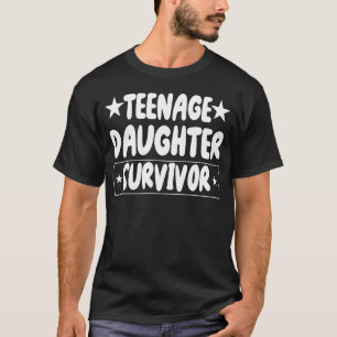 Überlebender-Shirt für Teenager-Tochter Lustiges M T-Shirt