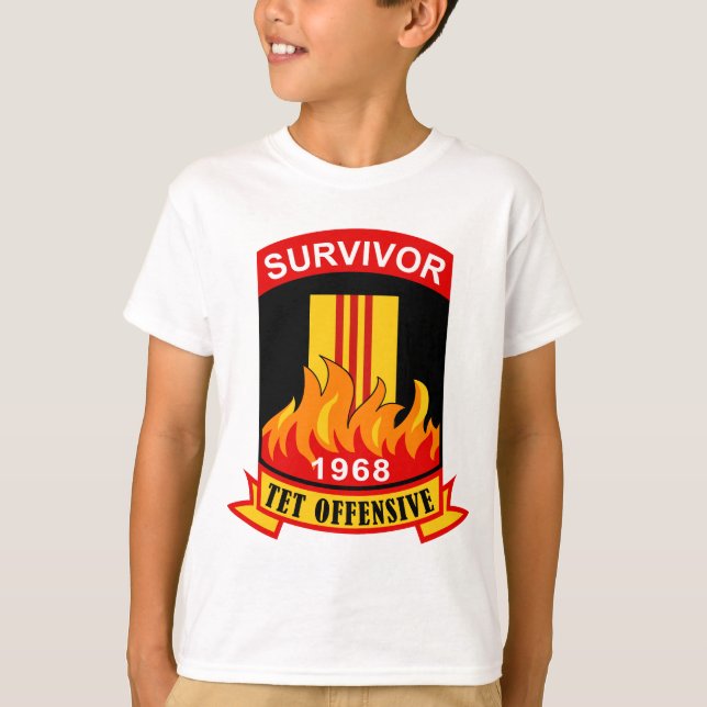 Überlebender - Tet Offensive - 1968 T-Shirt (Vorderseite)