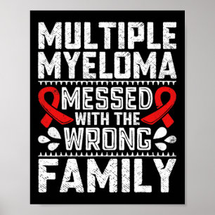 Überlebender von Blutkrebs Plasma-Zell-Myelom-Bewu Poster