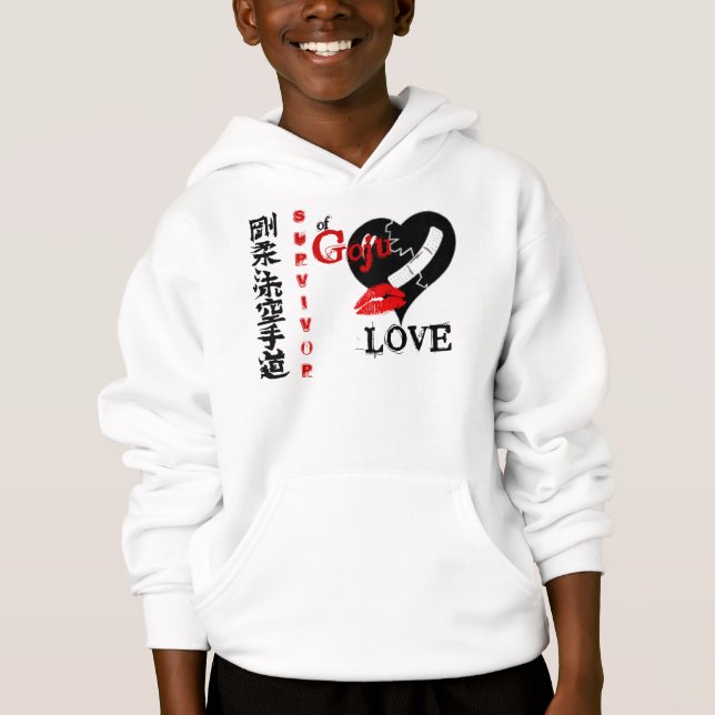 Überlebender von Goju LIEBE Hoodie (Vorderseite)